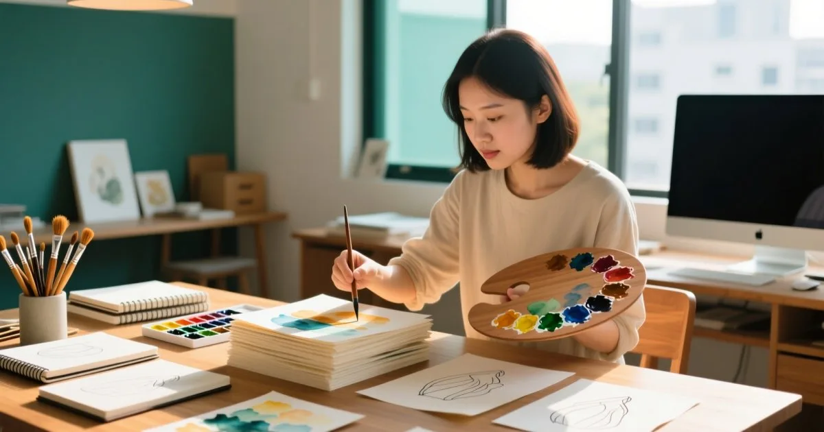 AI 畫水彩爆紅背後：如何訓練出符合品牌品味的 AI 模型？