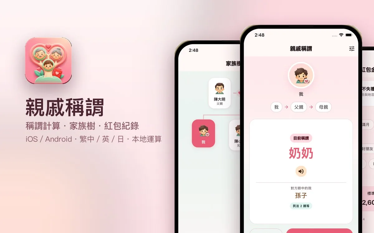 親戚稱謂 APP