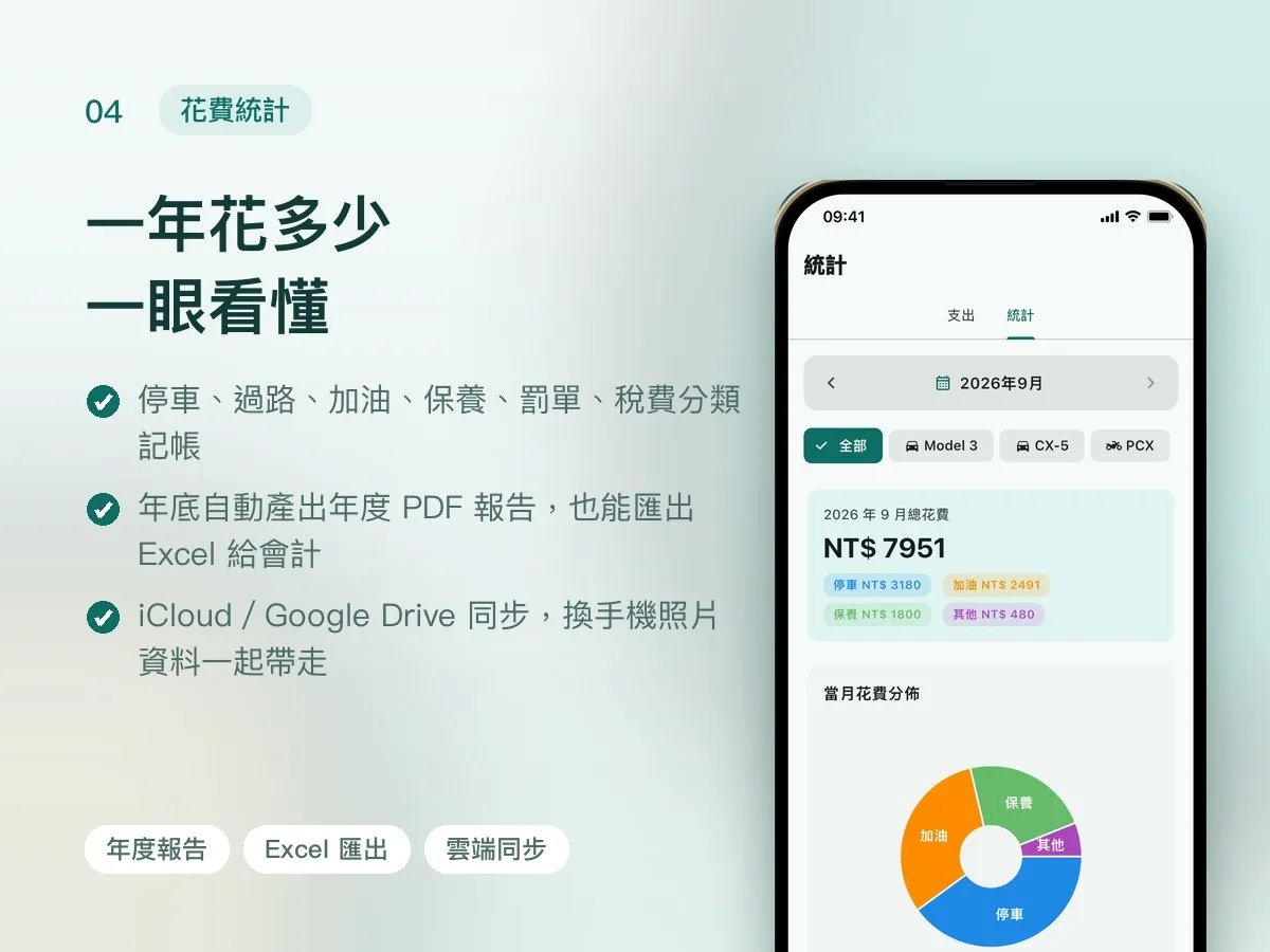 愛車 停車繳費保養管家 APP 畫面 4