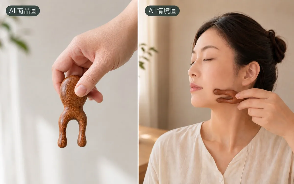 木質按摩梳｜從包材旁到生活情境